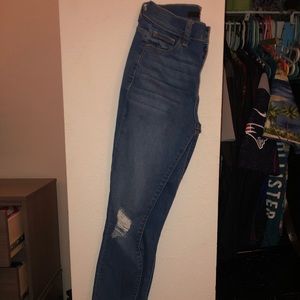 Harper high waisted jeans frayed bottom